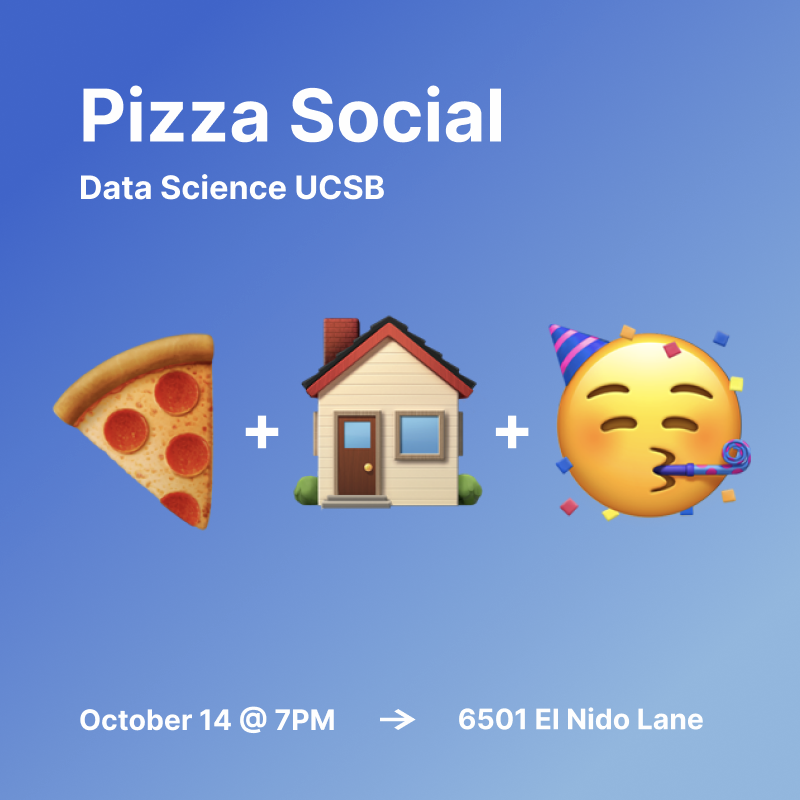 Fall Pizza Social